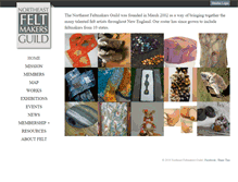 Tablet Screenshot of northeastfeltmakersguild.org